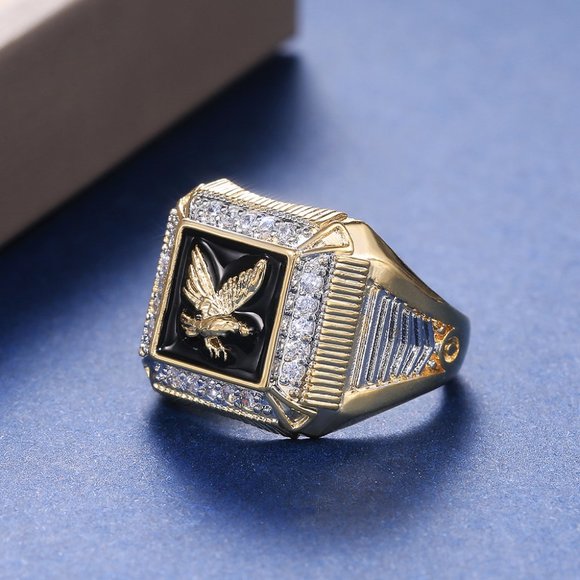 Eagle Square Ring - Picture 2 of 5